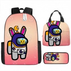 Size is onesize AMONG US backpack boyz lunch bag kawaii canvas pencil case