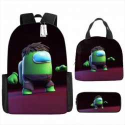 Size is onesize AMONG US backpack for work lunch bag kids pencil case box