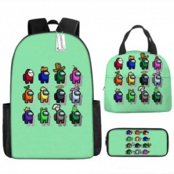 Size is onesize AMONG US backpack boyz lunch bag cool pencil pouch girls