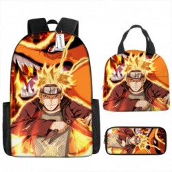 Size is onesize One Piece travel backpack anime lunch bag pencil case boys