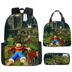 Size is onesize One Piece backpack boys lunch bag and purse big pencil case