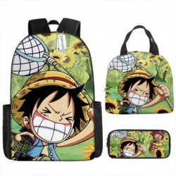 Size is onesize One Piece outdoor backpack lunch bag boys pencil case girls