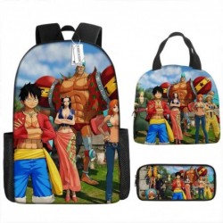 Size is onesize One Piece backpack boyz anime lunch bag pencil case box