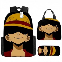 Size is onesize One Piece backpack boyz cooler lunch bag pencil case kit