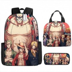 Size is onesize One Piece travel backpack lunch bag cartoon pencil box girls