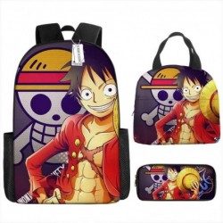 Size is onesize One Piece backpack boys girls lunch bag pencil case canvas