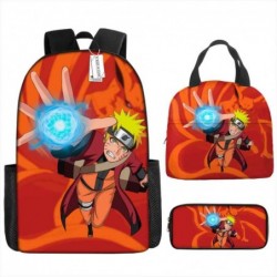 Size is onesize One Piece backpack boyz lunch bag cartoon pencil case kit