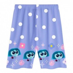 Size is 2T-3T(100cm) Girls' Inside Out 2 envy summer Pajamas two-piece Short Sleeve Pajamas