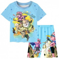 Size is 2T-3T(100cm) Boys Dragon Ball Homewear Short Sleeve two-piece Pajamas