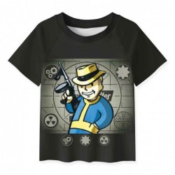 Size is 2T-3T(100cm) Boys Fallout 4 Homewear Short Sleeve two-piece Pajamas