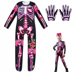 Size is 5T-6T(120cm) Five Nights at Freddy's Rose skull Costumes Jumpsuit Halloween For kids with Mask