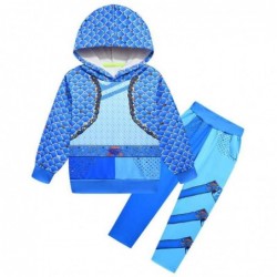 Size is 2T-3T(100cm) For kids Descendants 4 blue Hoodies sets Long Sleeve Costumes