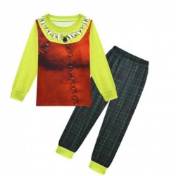 Size is 2T-3T(100cm) Girls'Princess Fiona Long Sleeve 2-piece Pajamas Costumes with mask