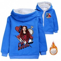 Size is 3T-4T(110cm) for kids Hoodies Descendants 4 fleece lined Sweatshirts Winter coat