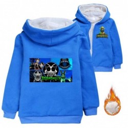 Size is 3T-4T(110cm) kids' Winter coat ZOONOMALY black Hoodies fleece lined Zipper Front