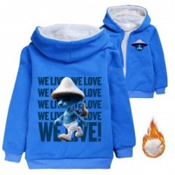 Size is 3T-4T(110cm) kids' Winter coat shailushai blue Hoodies fleece lined Zipper Front