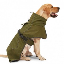 Size is XS Dog costume for dogs plus fleece warm reflective waterproof