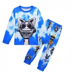 Size is 2T-3T(100cm) Kids Zoonomaly catnap Monster Pajamas Long Sleeve 2-piece Costumes boys