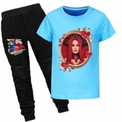 Size is 3T-4T(110cm) Descendants 4 2-piece Hoodies sets black pants For kids 7 year old