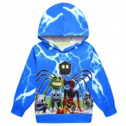 Size is 3T-4T(110cm) Kids' Zoonomaly Monster 1-piece Hoodie Long Sleeve Sweatshirts 7 year old