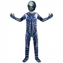 Size is 5T-6T(120cm) Kids' Alien Romulus Monster Costumes Halloween Jumpsuit with mask