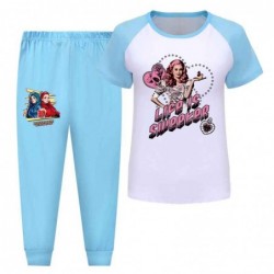 Size is 2T-3T(100cm) For girls Descendants 4 summer Pajamas short Sleeve two-piece Pajamas