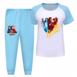 Size is 2T-3T(100cm) Descendants 4 summer Pajamas For girls short Sleeve two-piece Pajamas