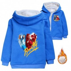 Size is 3T-4T(110cm) Girls' Descendants 4 Winter coat fleece lined Zipper Front Hoodies 9 years old