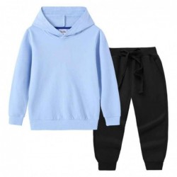 Size is 1T-2T(90cm) blank hoodies in bulk Long pants Student long sleeve two-piece set