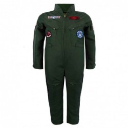 Size is Adult S Pilot uniform Army green Costumes Halloween For kids and Adult