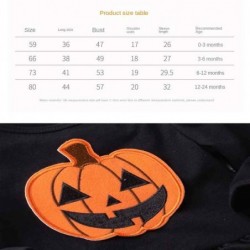 Size is 0-3M(59CM) halloween costumes for toddler girl Cute bow pumpkin 4-piece set