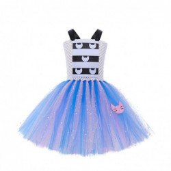 Size is S 2T-3T(100cm) Girls' cute cat tutu Costumes Halloween birthday dress with Hair band