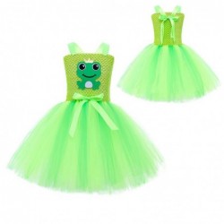 Size is S 2T-3T(100cm) Girls' Frog tutu Costumes Halloween birthday dress with Hair band