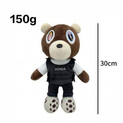 Size is onesize Kanye teddy bear Stuffed Plush For kids Plush toys gift red coat