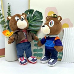 Size is onesize Kanye teddy bear Stuffed Plush For kids Plush toys gift with cap