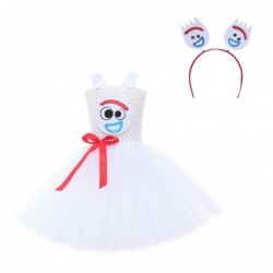 Size is S 2T-3T(100cm) Girls' Toy Story Forky tutu Costumes Halloween birthday dress with Hair band