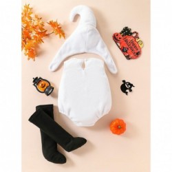 Size is 0-6M baby boy halloween outfits ghost jumpsuit embroidered hat socks 3 set