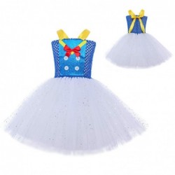 Size is S 2T-3T(100cm) Girls' Donald Duck tutu Costumes Halloween birthday dress with Hair band