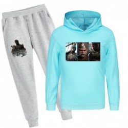 Size is 3T-4T(110cm) For kids Black Myth Wukong2-piece Hoodies sets Sweatshirts and gray pants