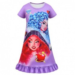 Size is 2T-3T(100cm) Descendants 4 Short Sleeves nightdress For Toddler Girls