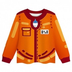 Size is 2T-3T(100cm) Kids' CUFFBUST orange 2-piece Hoodies sets Halloween Costumes