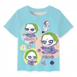 Size is 2T-3T(100cm) For kids cartoon Joker 2 summer Pajamas Shorts sets Round Collar