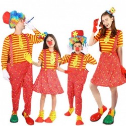 funny family halloween costumes party clown male and...