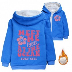 Size is 3T-4T(110cm) meet me Winter coat Girls' fleece lined Zipper Front Hoodies 10 years old