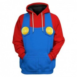 Size is S Dad and I Super Mario Bros Hoodies 1 Piece Halloween Costumes Adult or kids