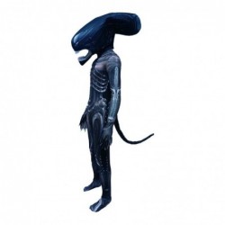 Size is S(170cm) For kids or Adult Alien Romulus Costumes Halloween Alien Jumpsuit