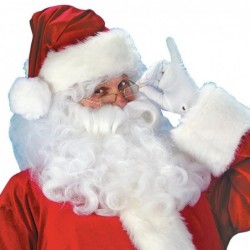 Size is M For Adult Santa Claus Costumes Halloween