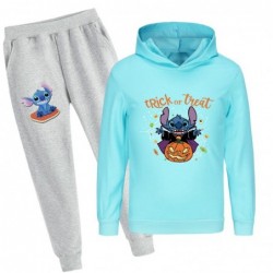 Size is 2t-3t(100cm) Hallowmas stitch Long Sleeve Hoodies sets gary pants For kids