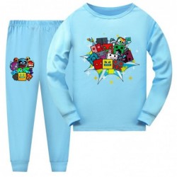 Size is 2t-3t(100cm) For kids Geometry Dash Pajamas Long Sleeve 2-piece