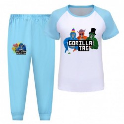 Size is 2t-3t(100cm) For kids Gorilla Tag summer Pajamas short Sleeve 2-piece